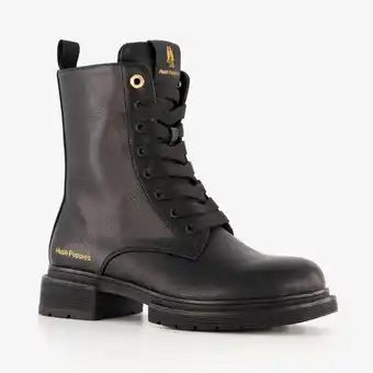Scapino Hush Puppies dames veterboots zwart aanbieding