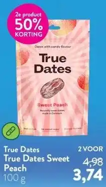 Holland & Barrett True Dates Sweet Peach aanbieding