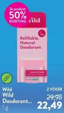 Holland & Barrett Wild Deodorant Coconut & Vanilla aanbieding