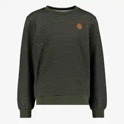 Scapino Unsigned jongens sweater groen aanbieding