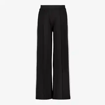 Scapino MyWay meisjes wide leg broek zwart aanbieding