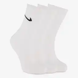 Scapino 3 paar Nike Cushioned Crew sokken wit aanbieding