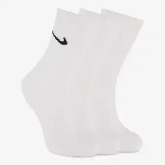 Scapino 3 paar Nike Cushioned Crew sokken wit aanbieding