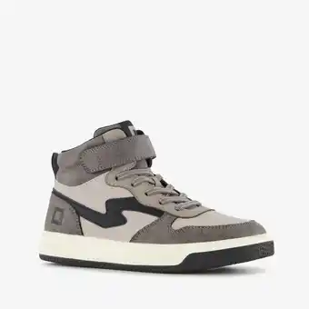 Scapino Blue Box hoge jongens sneakers grijs aanbieding