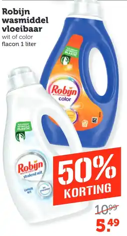 Coop Robijn wasmiddel vloeibaar aanbieding