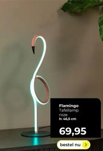Lampidee Flamingo aanbieding
