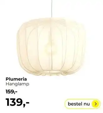Lampidee Plumeria aanbieding