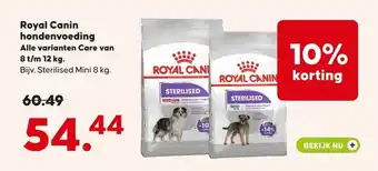 Pets Place Royal Canin hondenvoeding aanbieding