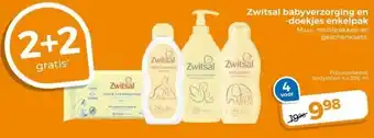 Trekpleister Zwitsal babyverzorging en -doekjes enkelpak aanbieding