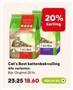 Pets Place Cat's Best kattenbakvulling aanbieding
