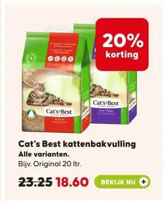 Pets Place Cat's Best kattenbakvulling aanbieding
