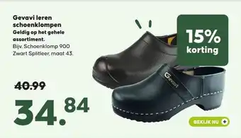Pets Place Gevavi leren schoenklompen aanbieding