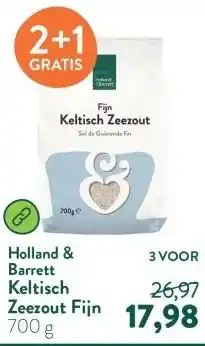Holland & Barrett Keltisch Zeezout Fijn aanbieding