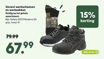 Pets Place Gevavi werkschoenen en werksokken aanbieding
