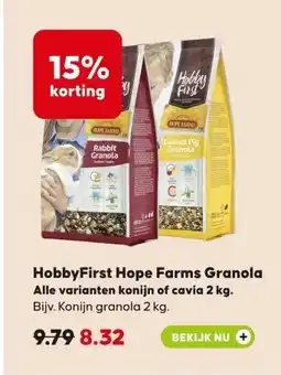 Pets Place HobbyFirst Hope Farms Granola aanbieding