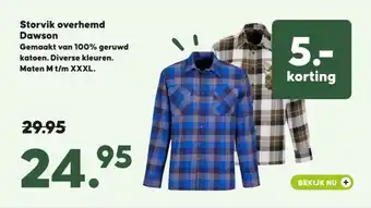 Pets Place Storvik overhemd Dawson aanbieding