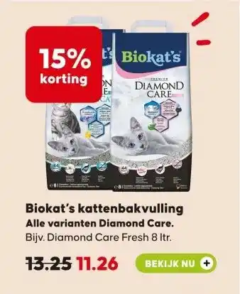 Pets Place Biokat's kattenbakvulling aanbieding