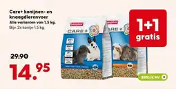 Pets Place Care+ konijnen- en knaagdierenvoer aanbieding