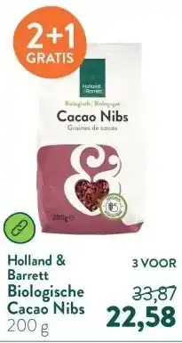 Holland & Barrett Biologische Cacao Nibs aanbieding