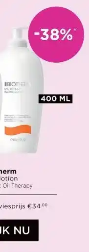 ICI Paris XL Biotherm Bodylotion aanbieding