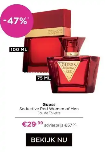 ICI Paris XL Guess Seductive Red Women of Men aanbieding