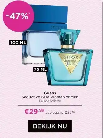 ICI Paris XL Guess Seductive Blue Women of Men aanbieding