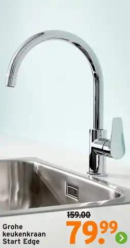 GAMMA Grohe keukenkraan Start Edge aanbieding