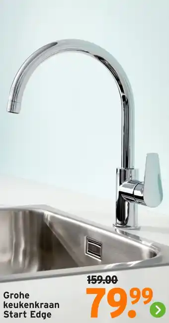 GAMMA Grohe keukenkraan Start Edge aanbieding