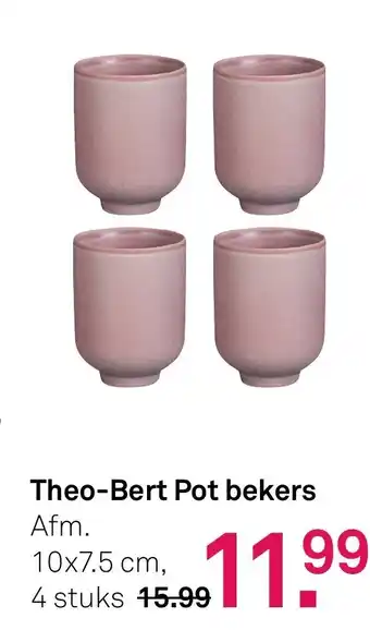 Karwei Theo-Bert Pot bekers aanbieding