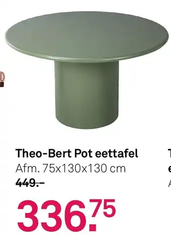 Karwei Theo-Bert Pot eettafel aanbieding