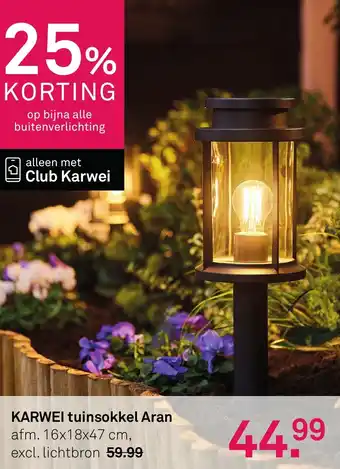 Karwei Karwei tuinsokkel Aran aanbieding