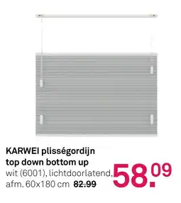 Karwei KARWEI plisségordijn top down bottom up aanbieding