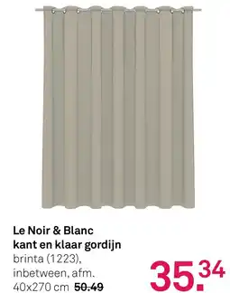 Karwei Le Noir & Blanc kant en klaar gordijn aanbieding
