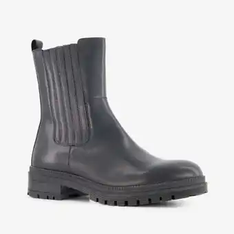 Scapino Haper leren dames Chelsea boots zwart aanbieding