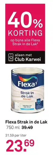 Karwei Flexa Strak in de Lak aanbieding