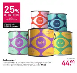 Karwei Fairf muurverf aanbieding