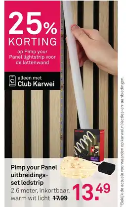 Karwei Pimp your Panel uitbreidings- set ledstrip aanbieding