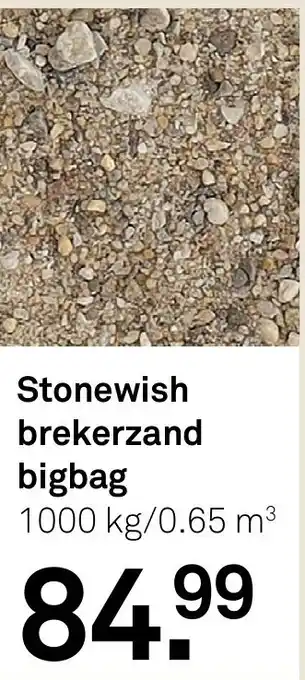 Karwei Stonewish brekerzand bigbag aanbieding