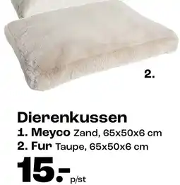 Kwantum Dierenkussen Fur aanbieding