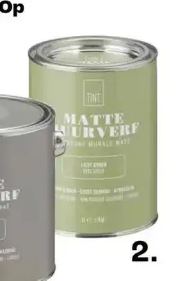 Kwantum Muurvef mat Lichgroen aanbieding