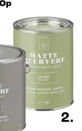 Kwantum Muurvef mat Lichgroen aanbieding
