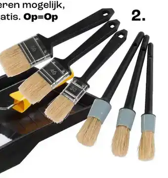 Kwantum Kwastenset Basic aanbieding