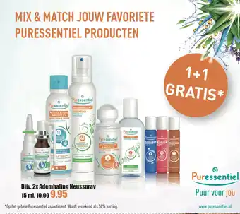 Gezond & Wel MIX & MATCH JOUW FAVORIETE PURESSENTIEL PRODUCTEN aanbieding