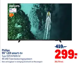 Makro PHILIPS LED smart-tv aanbieding