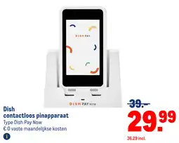 Makro Dish contactloos pinapparaat aanbieding
