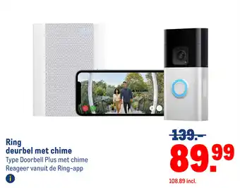 Makro Ring deurbel met chime aanbieding