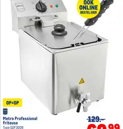 Makro Metro Professional friteuse aanbieding