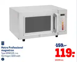 Makro Metro Professional magnetron aanbieding