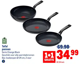 Makro Tefal pannen aanbieding