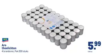 Makro Aro theelichten aanbieding